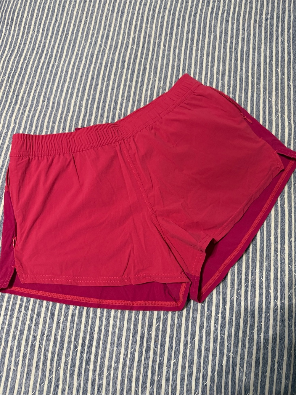 Fair Harbor Women's Athletic Shorts in Bright Fuchsia